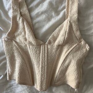 Cream Corset from Zara